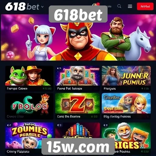 Jogos populares disponíveis no site 618bet